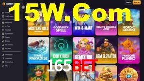 Welcome Bonus 165Bet